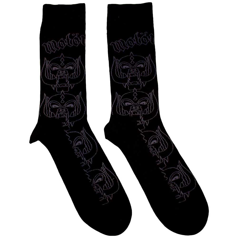 Image of Motorhead Unisex Ankle Socks: Warpig Outlines Rock Off