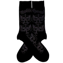 Image of Motorhead Unisex Ankle Socks: Warpig Outlines