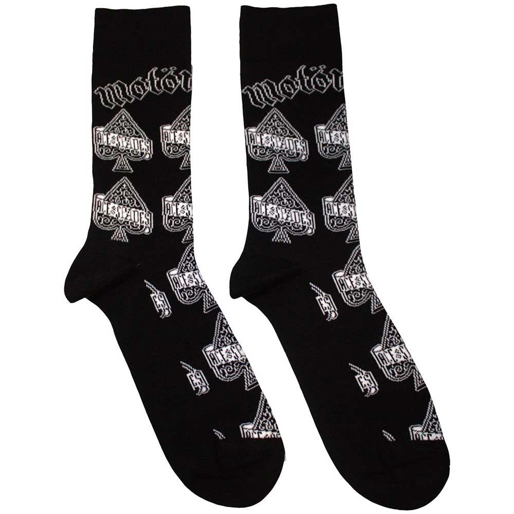 Image of Motorhead Unisex Ankle Socks: Ace Of Spades Repeat Rock Off