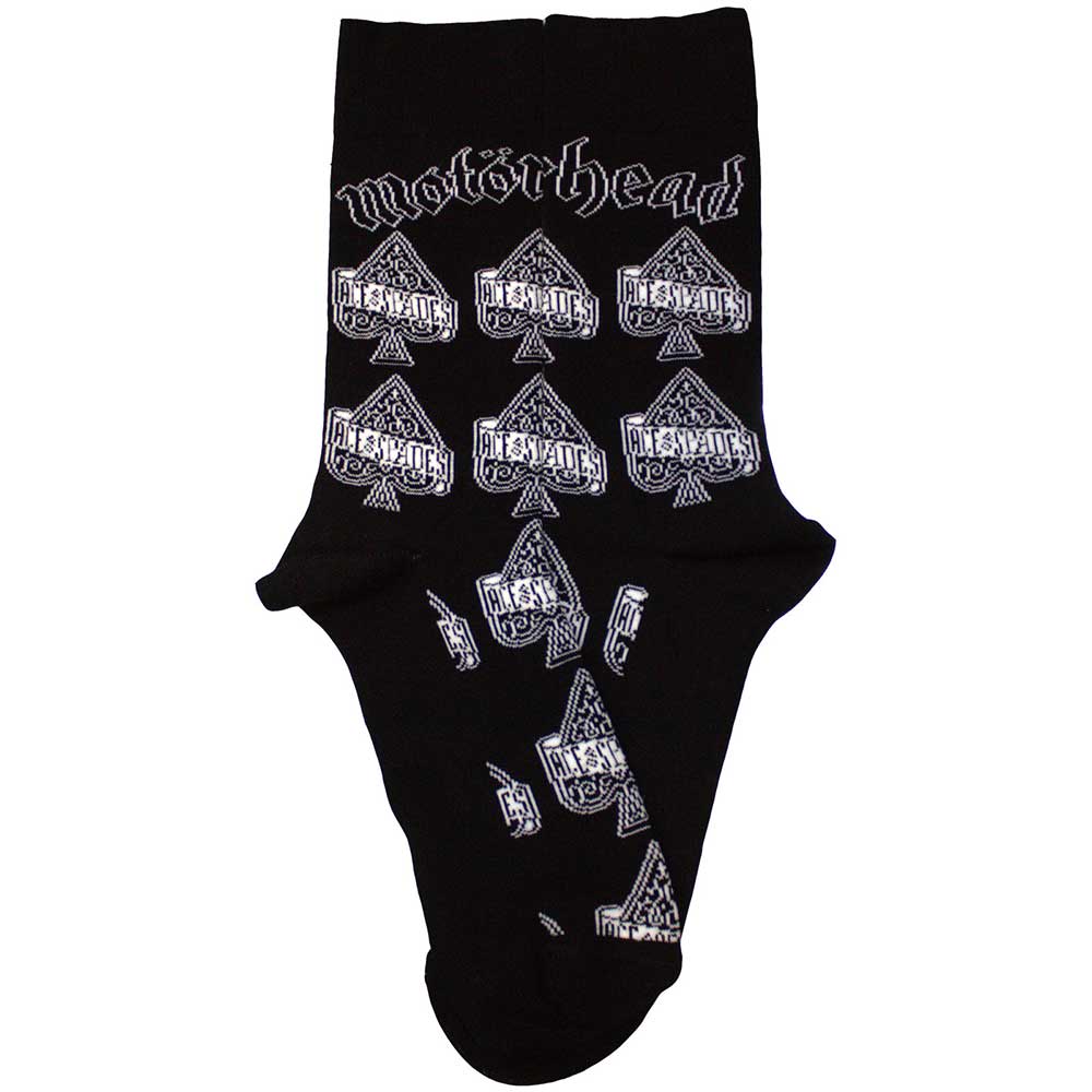 Image of Motorhead Unisex Ankle Socks: Ace Of Spades Repeat Rock Off