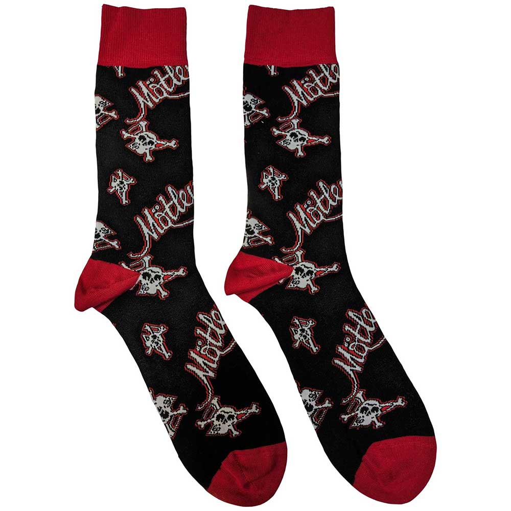 Image of Motley Crue Unisex Ankle Socks: Feelgood Repeat Rock Off