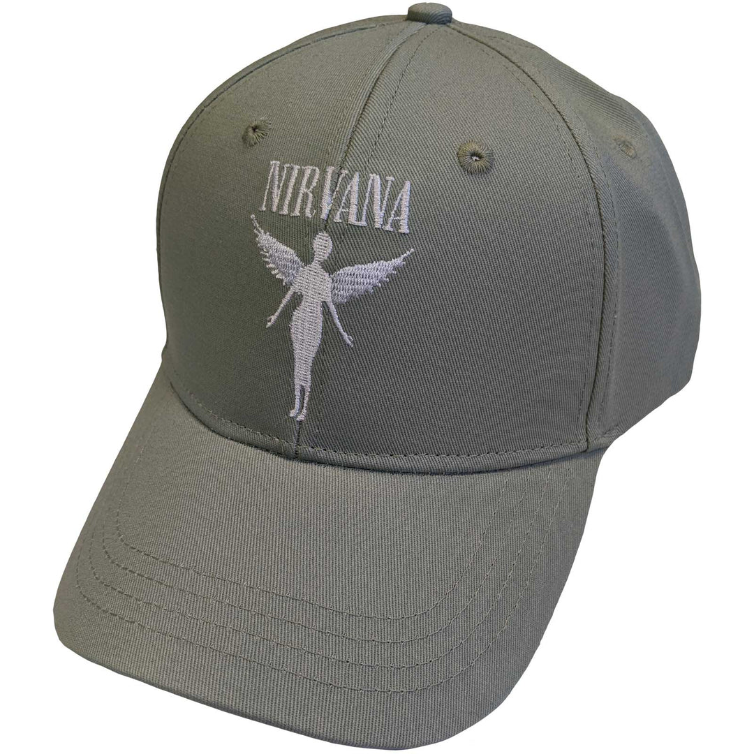 Nirvana Unisex Baseball Cap:Angelic Mono