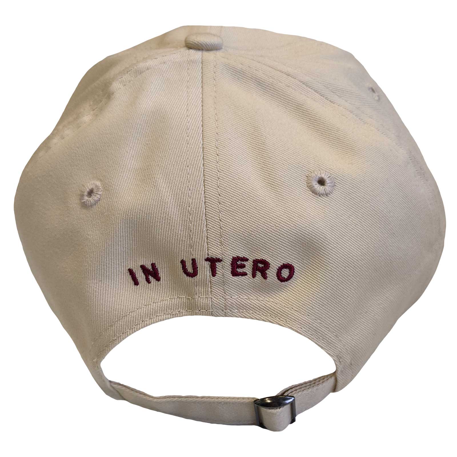 Image of Nirvana Unisex Baseball Cap: Text Logo Rock Off
