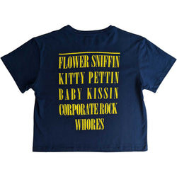 Image of Nirvana Crop Top - Smiley