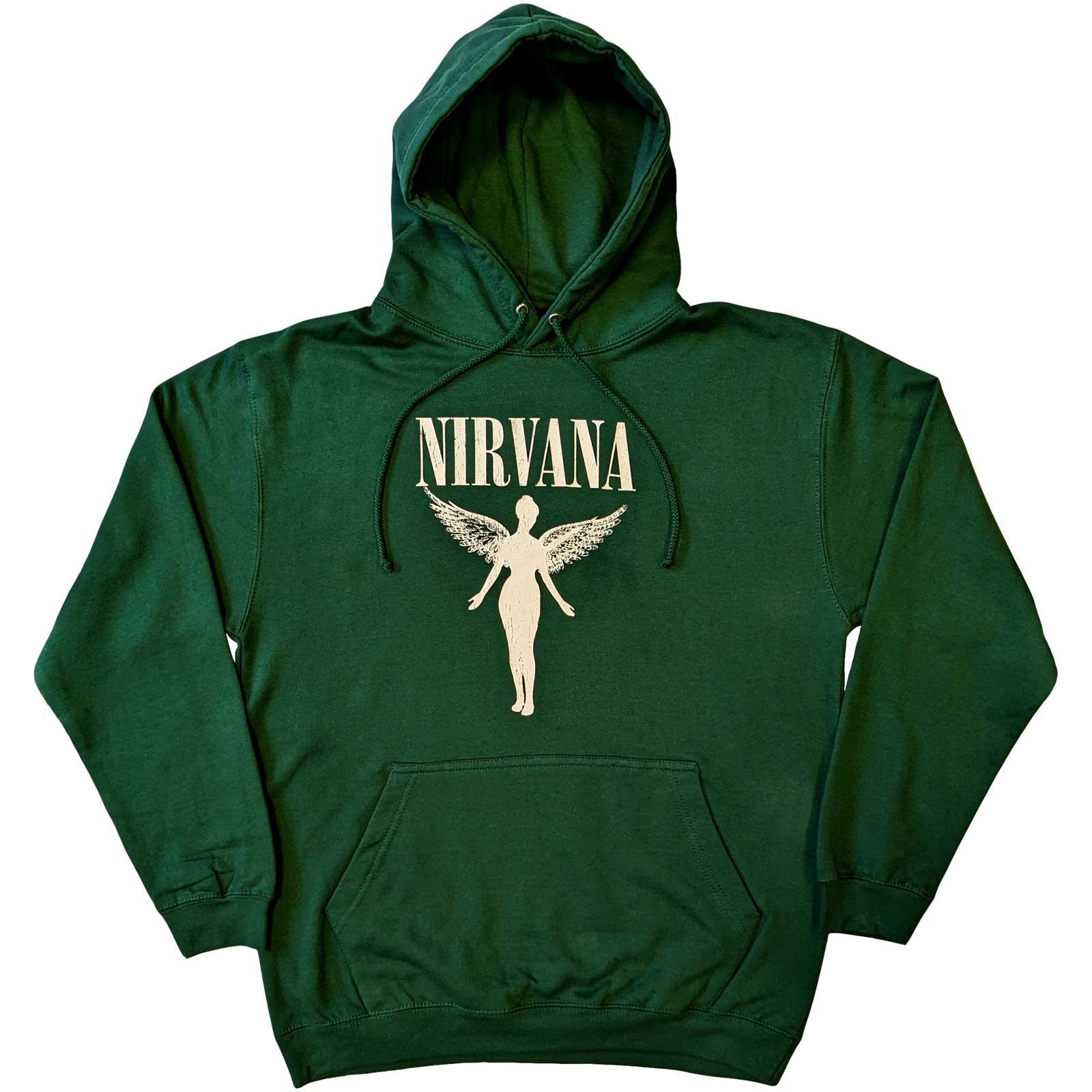 Image of Nirvana Unisex Hoodie - Angelic Mono Rock Off