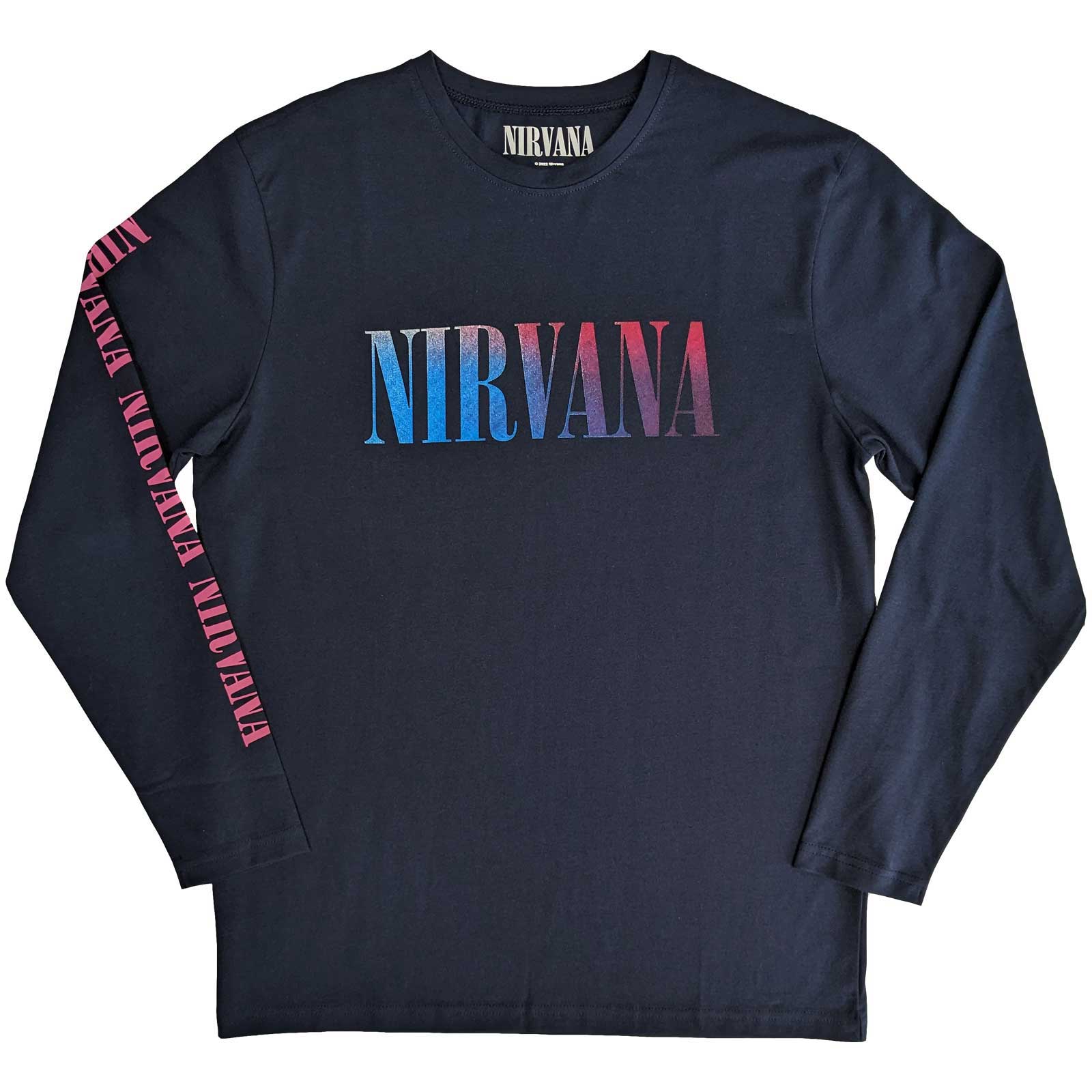 Image of Nirvana Unisex Long Sleeve T-shirt - Angelic Rock Off