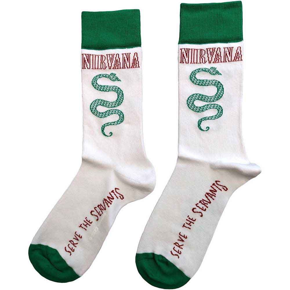 Image of Nirvana Unisex Ankle Socks: Serve The Servants Rock Off
