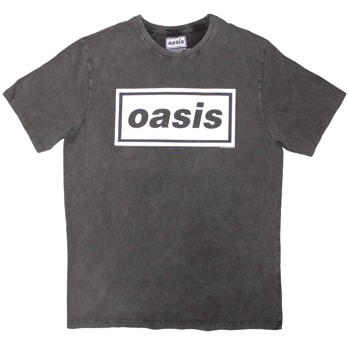 Image of Oasis Unisex T-shirt , Decca Logo Rock Off
