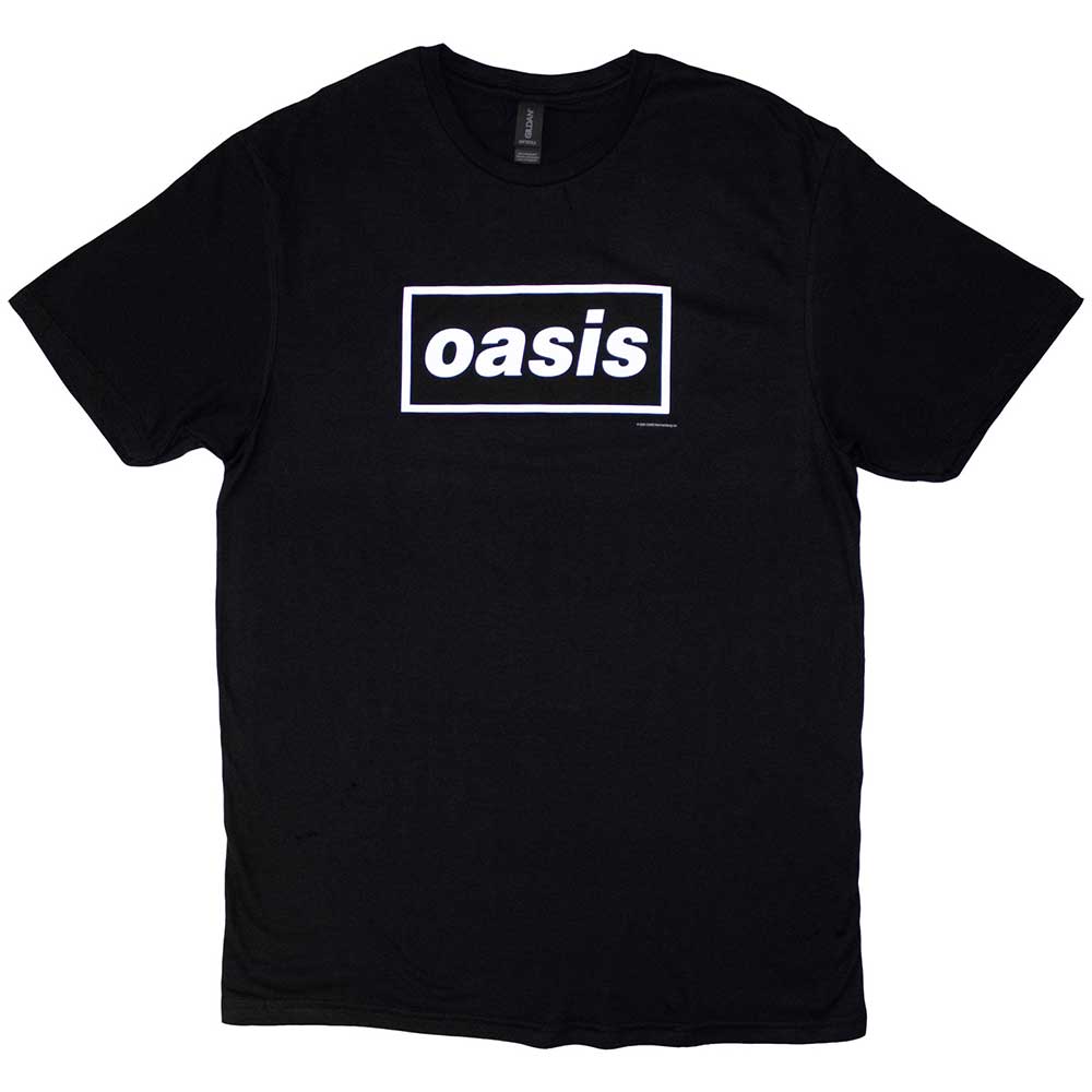 Image of Oasis Unisex T-shirt , Decca Logo Rock Off