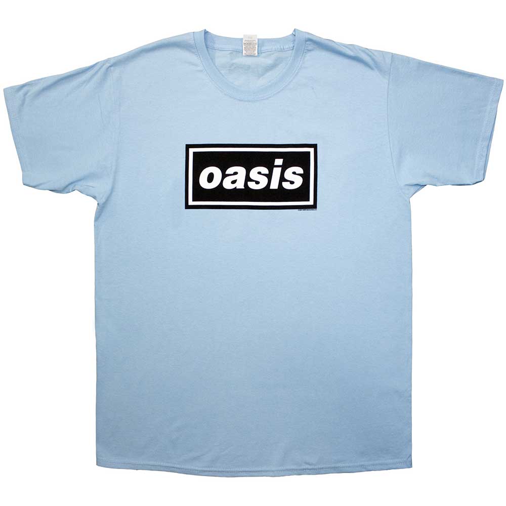 Image of Oasis Unisex T-shirt , Decca Logo Rock Off