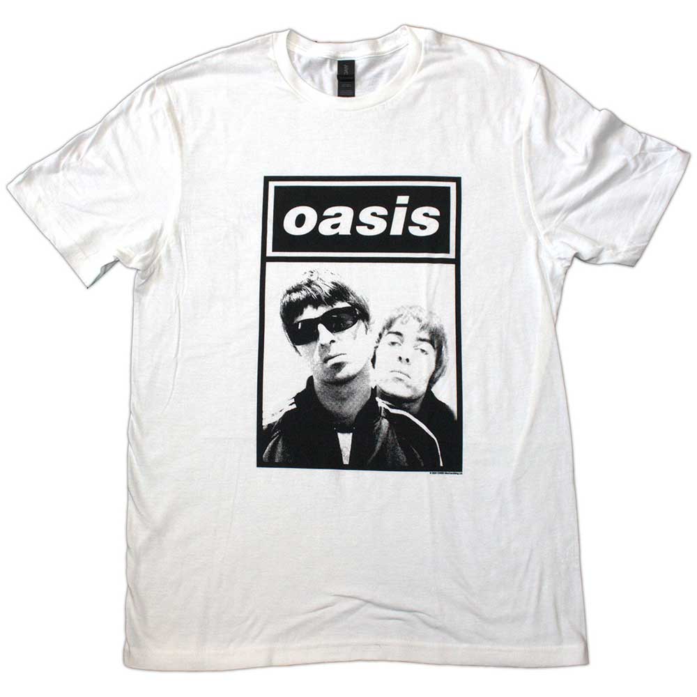 Image of Liam Gallagher Unisex T-shirt , NOEL & LIAM BOXED PHOTO Rock Off