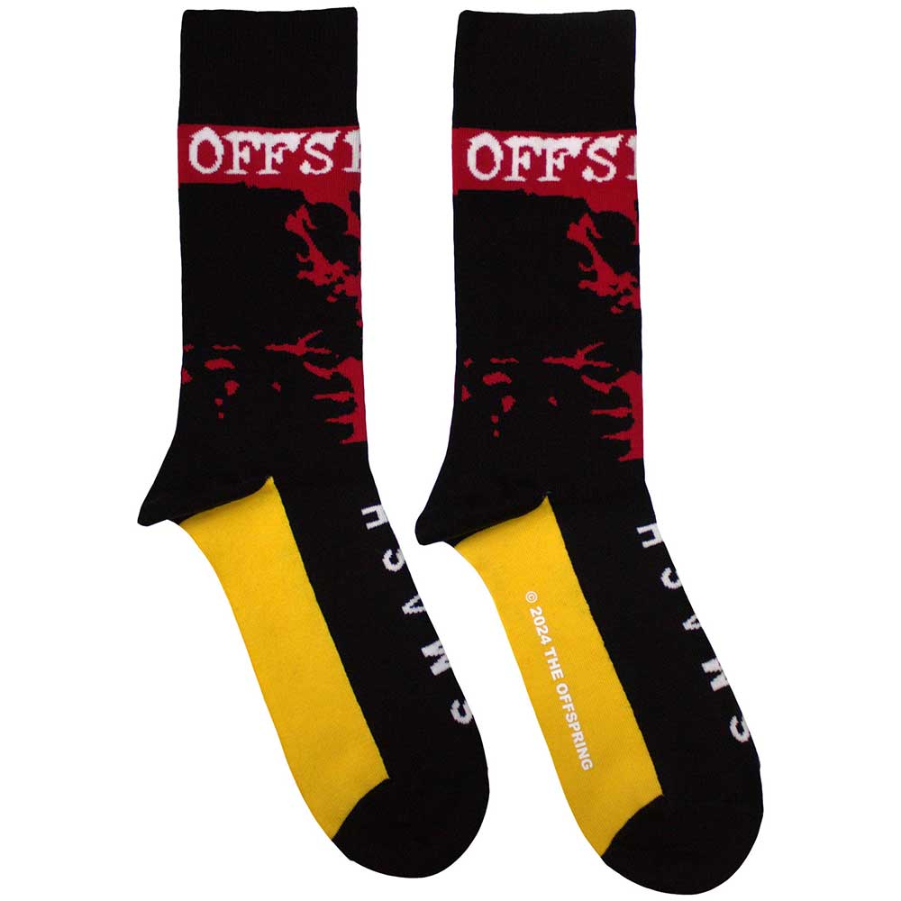 Image of The Offspring Unisex Ankle Socks: Smash Rock Off