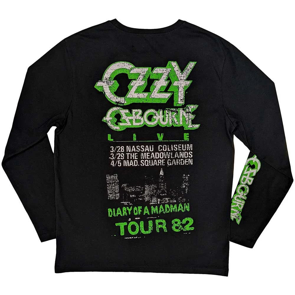Image of Ozzy Osbourne Unisex Long Sleeve T-Shirt: Madman Loos