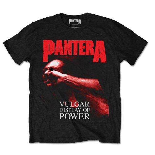 Image of Pantera T-shirt - Red Vulgar Amplified