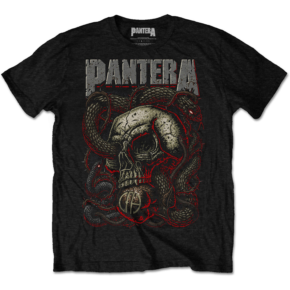 Image of Pantera T-shirt - Serpent Skull Amplified