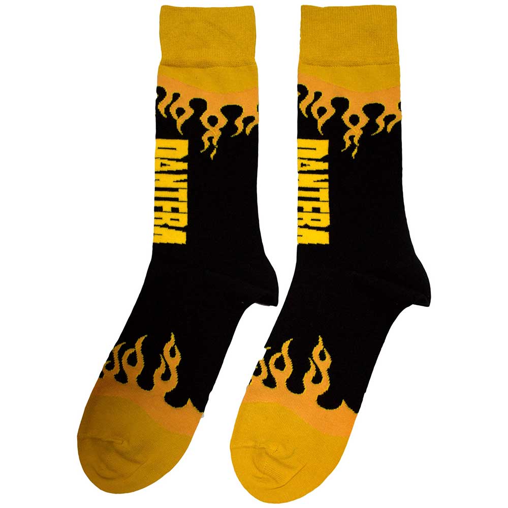 Image of Pantera Unisex Ankle Socks: Flame Rock Off