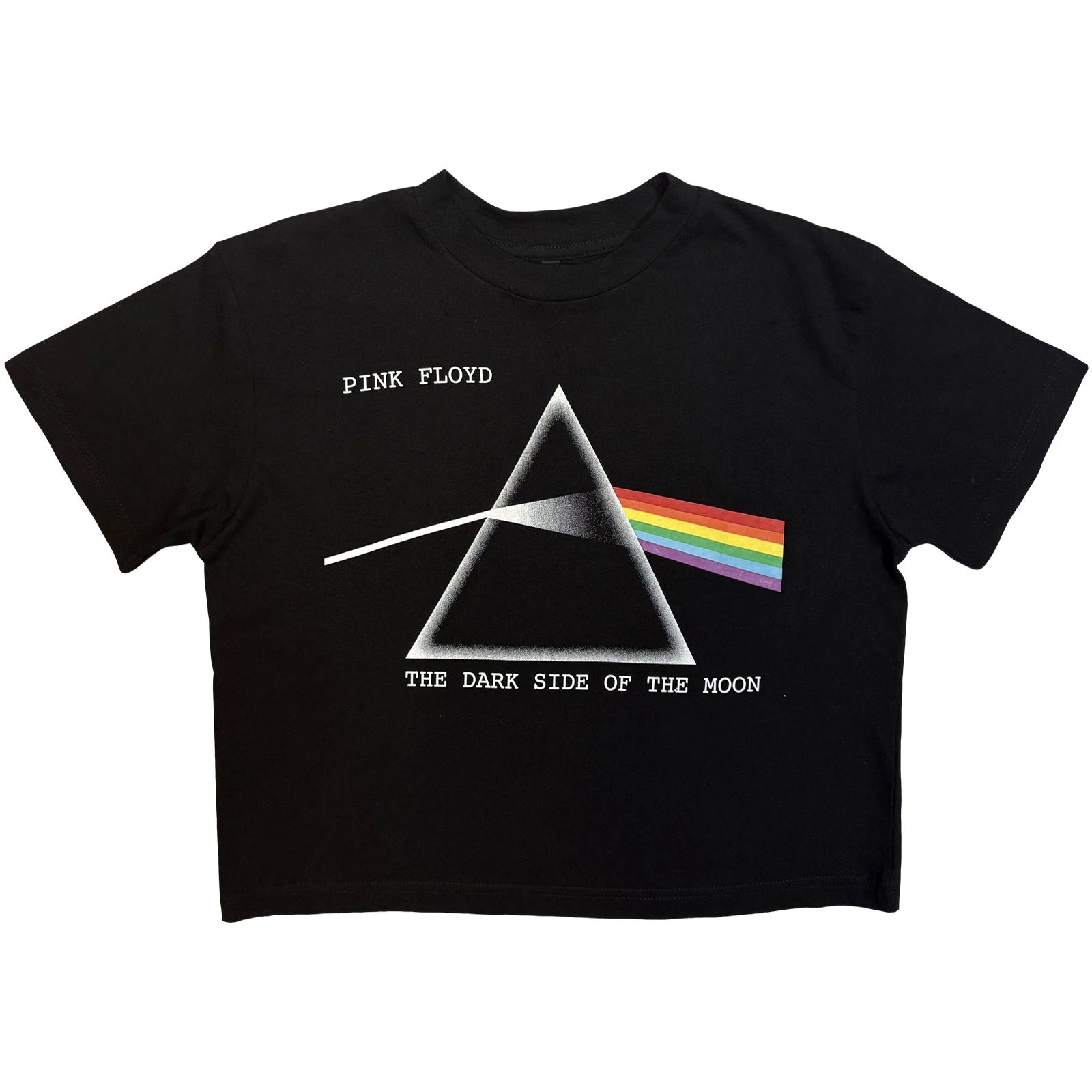 Image of Pink Floyd Ladies Crop Top: Dark Side of the Moon Courier