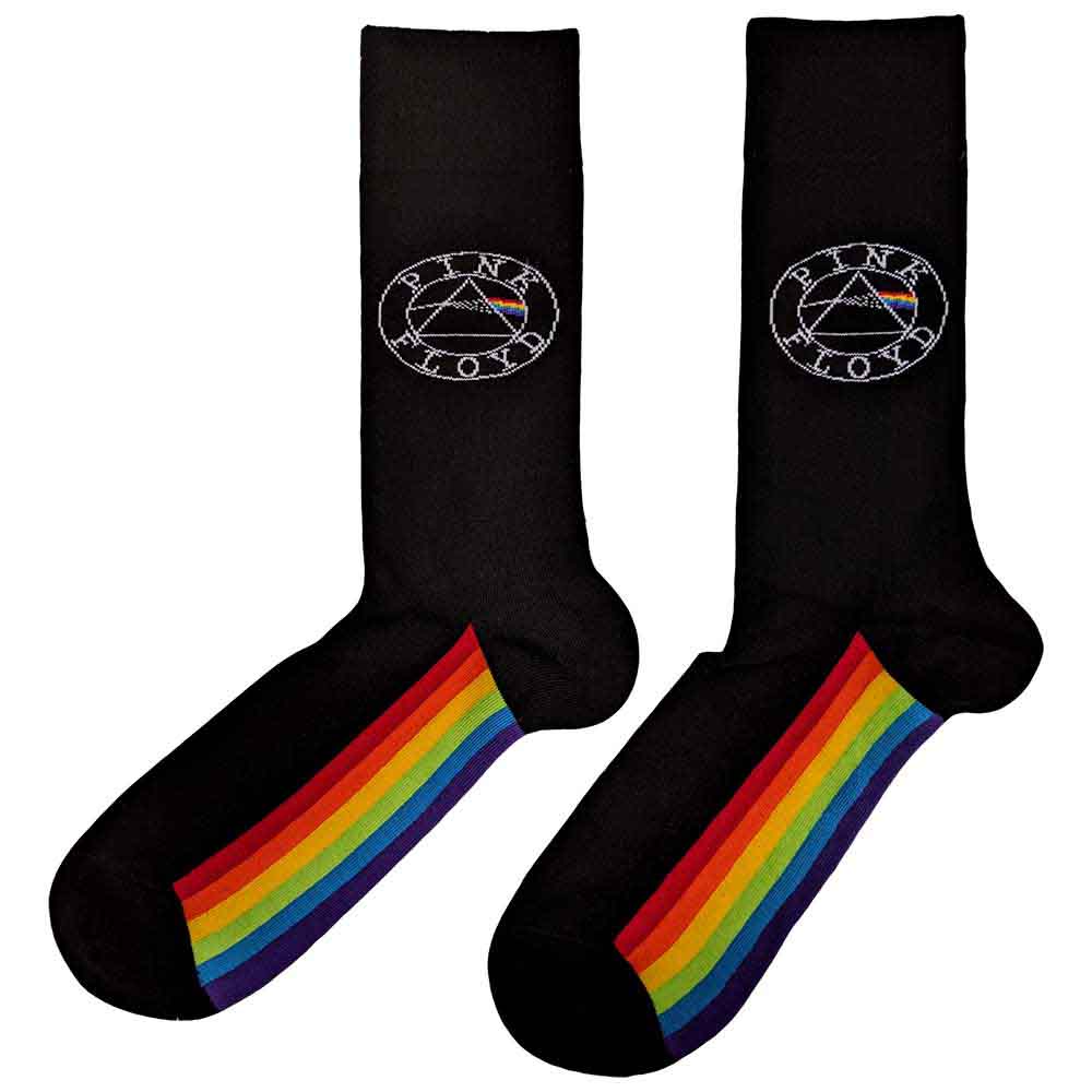 Image of Pink Floyd Unisex Ankle Socks: Spectrum Sole Rock Off