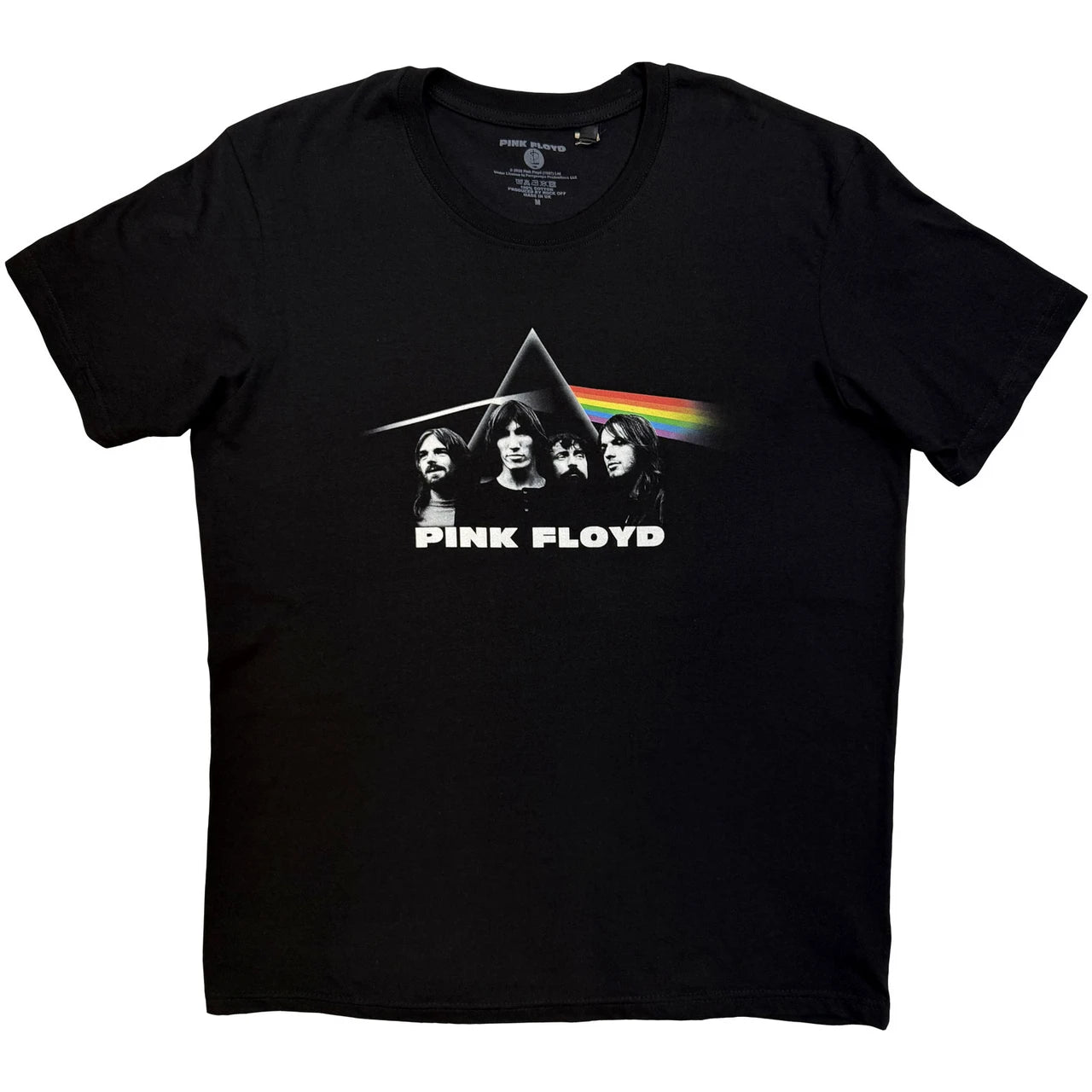 Image of Pink Floyd Unisex T-Shirt: Dark Side of the Moon Band & Prism