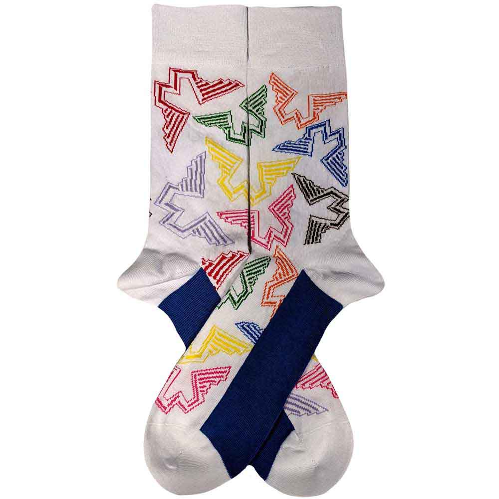 Image of Paul McCartney Unisex Ankle Socks: Wings Logos Rock Off