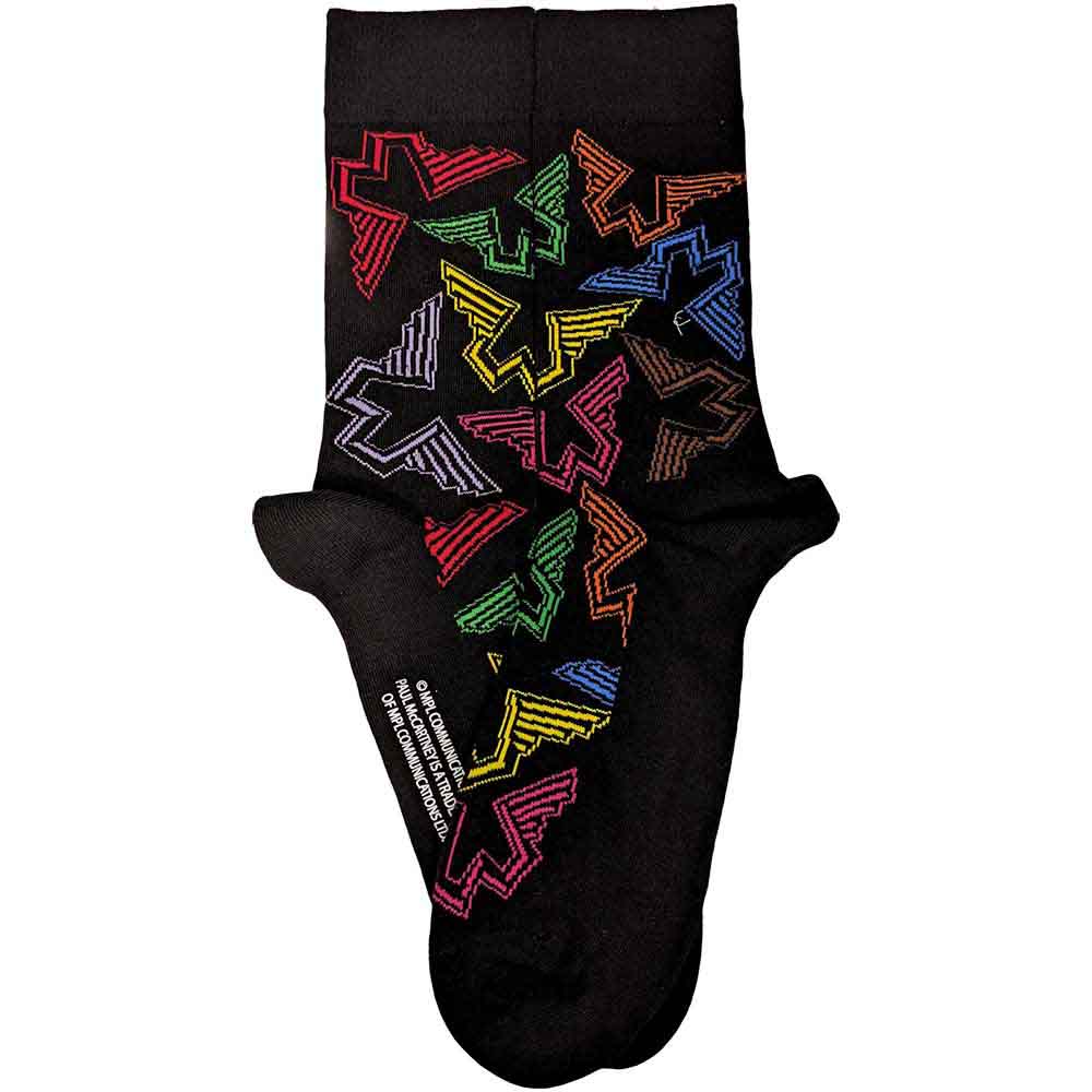 Image of Paul McCartney Unisex Ankle Socks: Wings Logos Rock Off