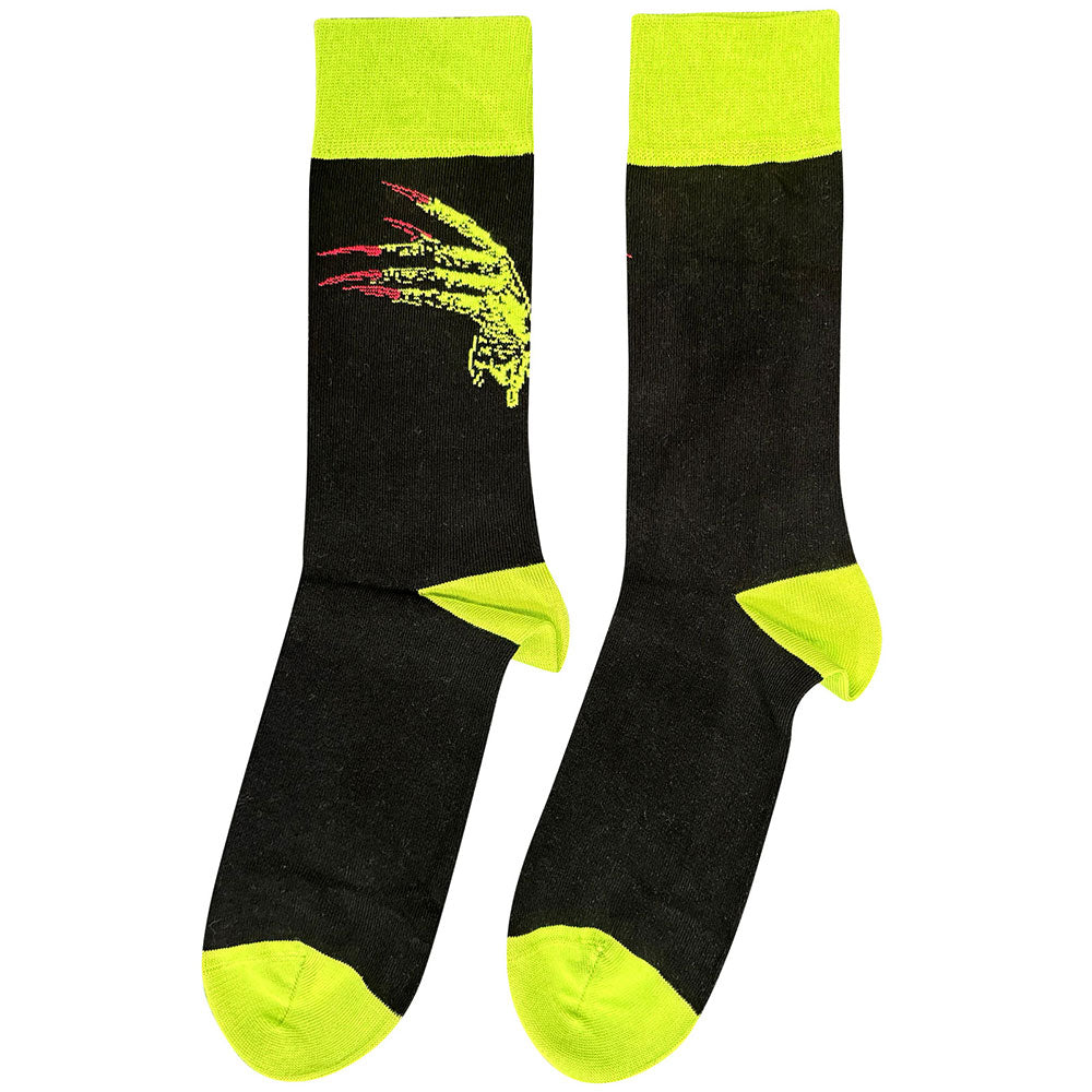 Image of Queens Of The Stone Age Unisex Ankle Socks: Green Hands Rock Off