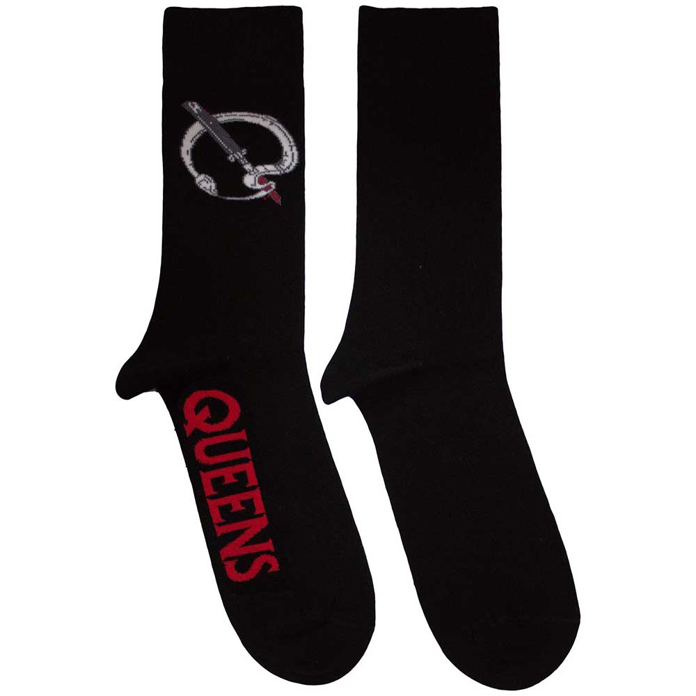 Image of Queens Of The Stone Age Unisex Ankle Socks: Q Emblem Rock Off