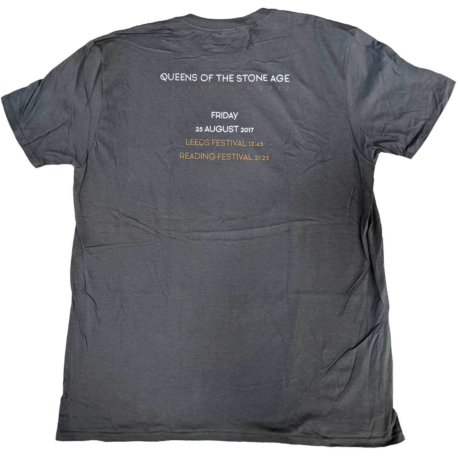 Image of Queens of the Stone Age T-Shirt - VILLAINS R&L 2017 Rock Off