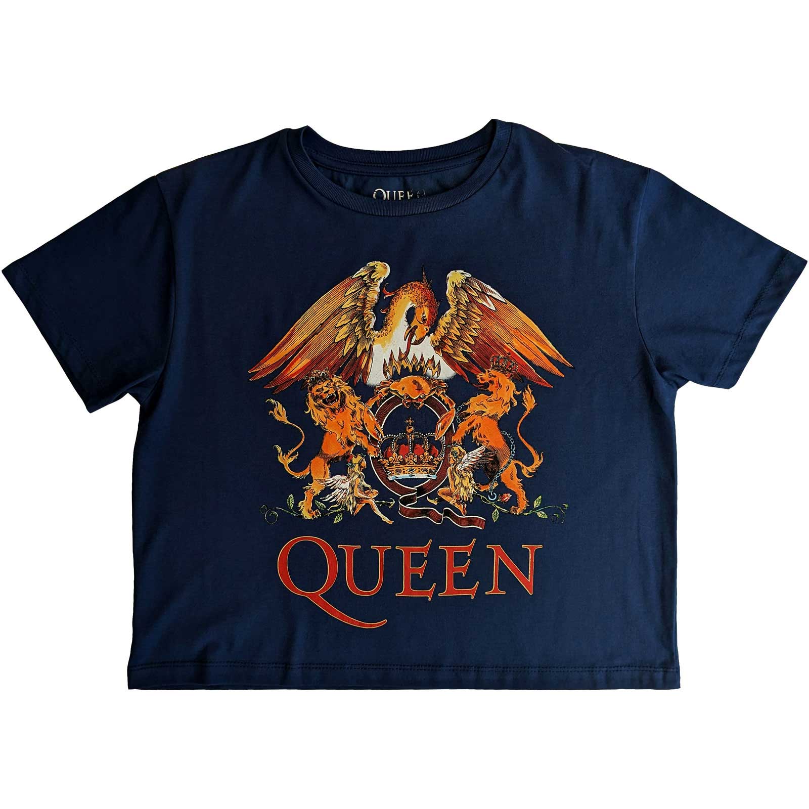 Image of Queen Crop Top - Royal Crest Rock Off