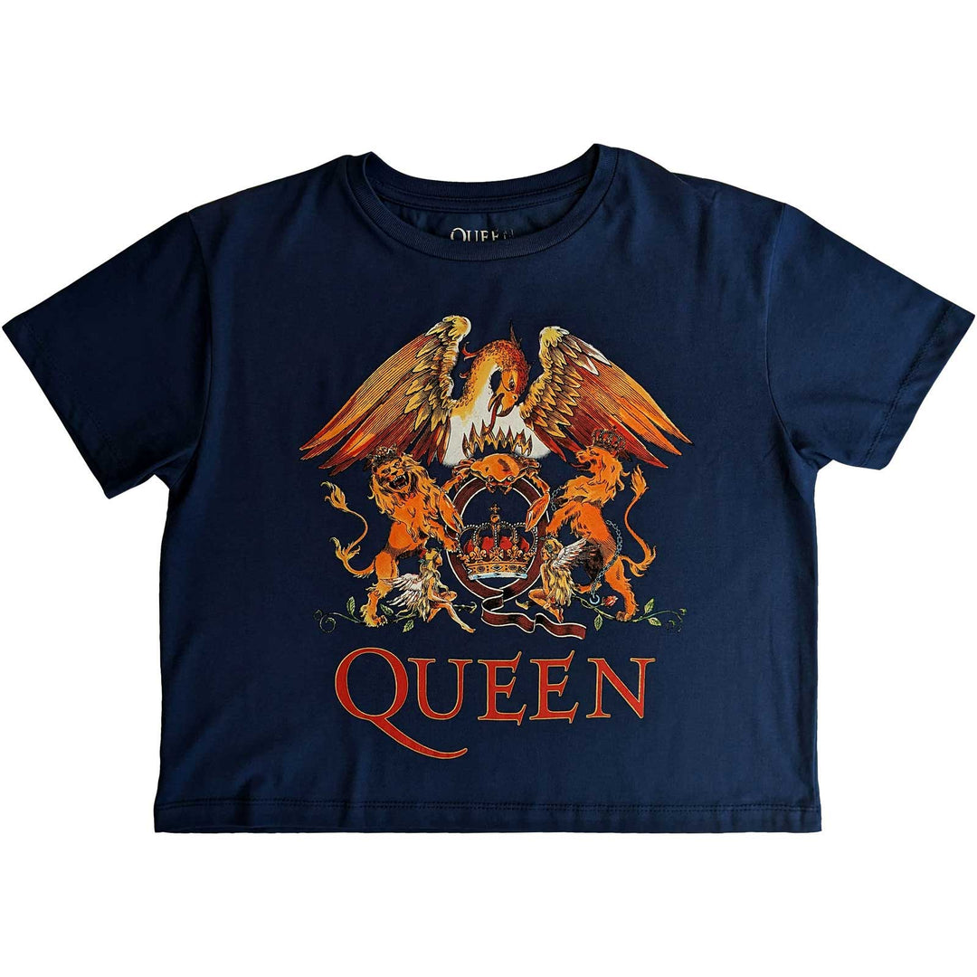 Queen Crop Top - Royal Crest