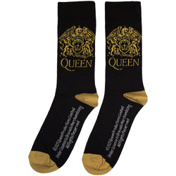 Image of Queen Unisex Ankle Socks: Gold Crest