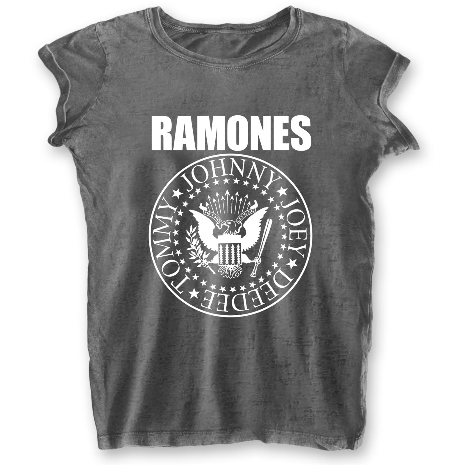 Image of Women's Ramones T-shirt - Logo Rock Off