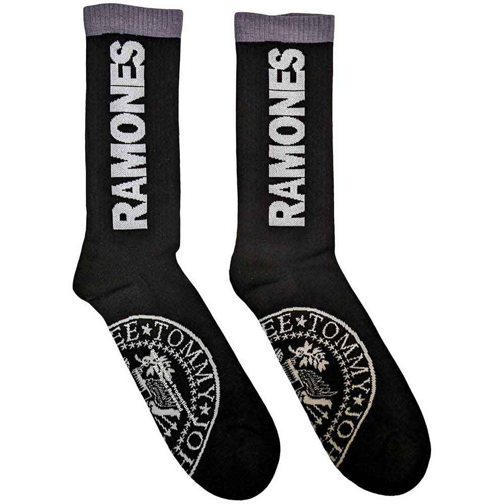 Image of Ramones Unisex Terry Socks: Presidential Seal Rock Off