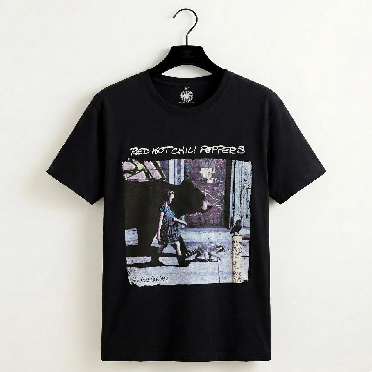 Image of Red Hot Chili Peppers Unisex Premium Carbon T-Shirt: The Getaway Tracklist
