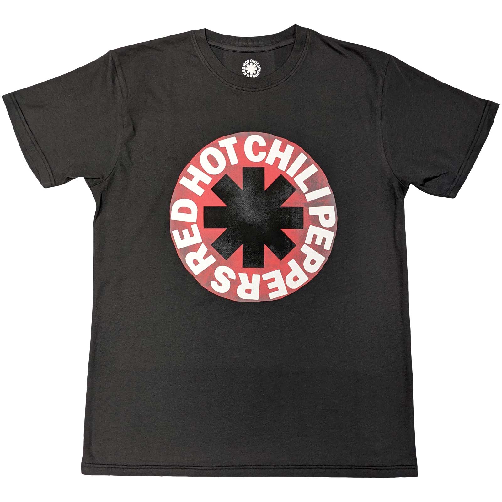 Image of Red Hot Chili Peppers T-shirt -Red Circle Asterisk Rock Off