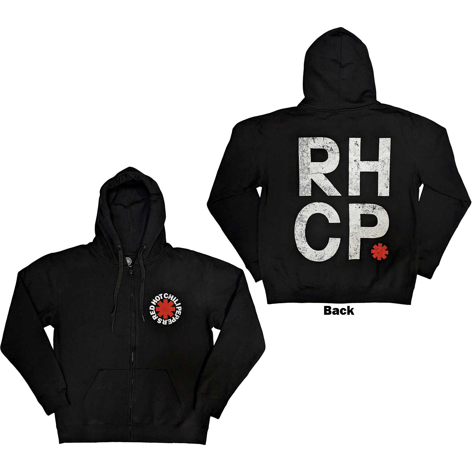 Image of Red Hot Chili Peppers Hoodie - RED ASTERISK Amplified