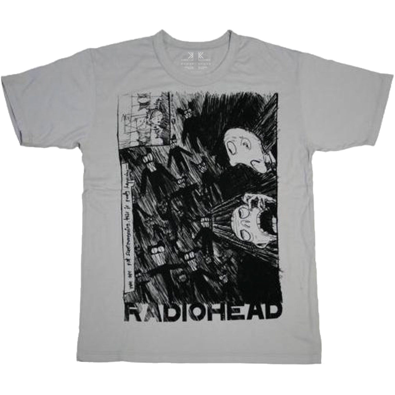 Image of Radiohead Unisex T-shirt - Scribble Rock Off