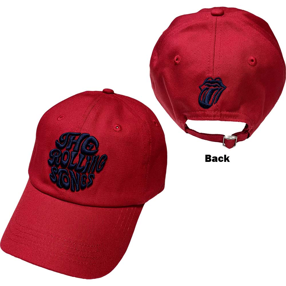 Image of The Rolling Stones Baseball Cap - VINTAGE 70S LOGO Rock Off
