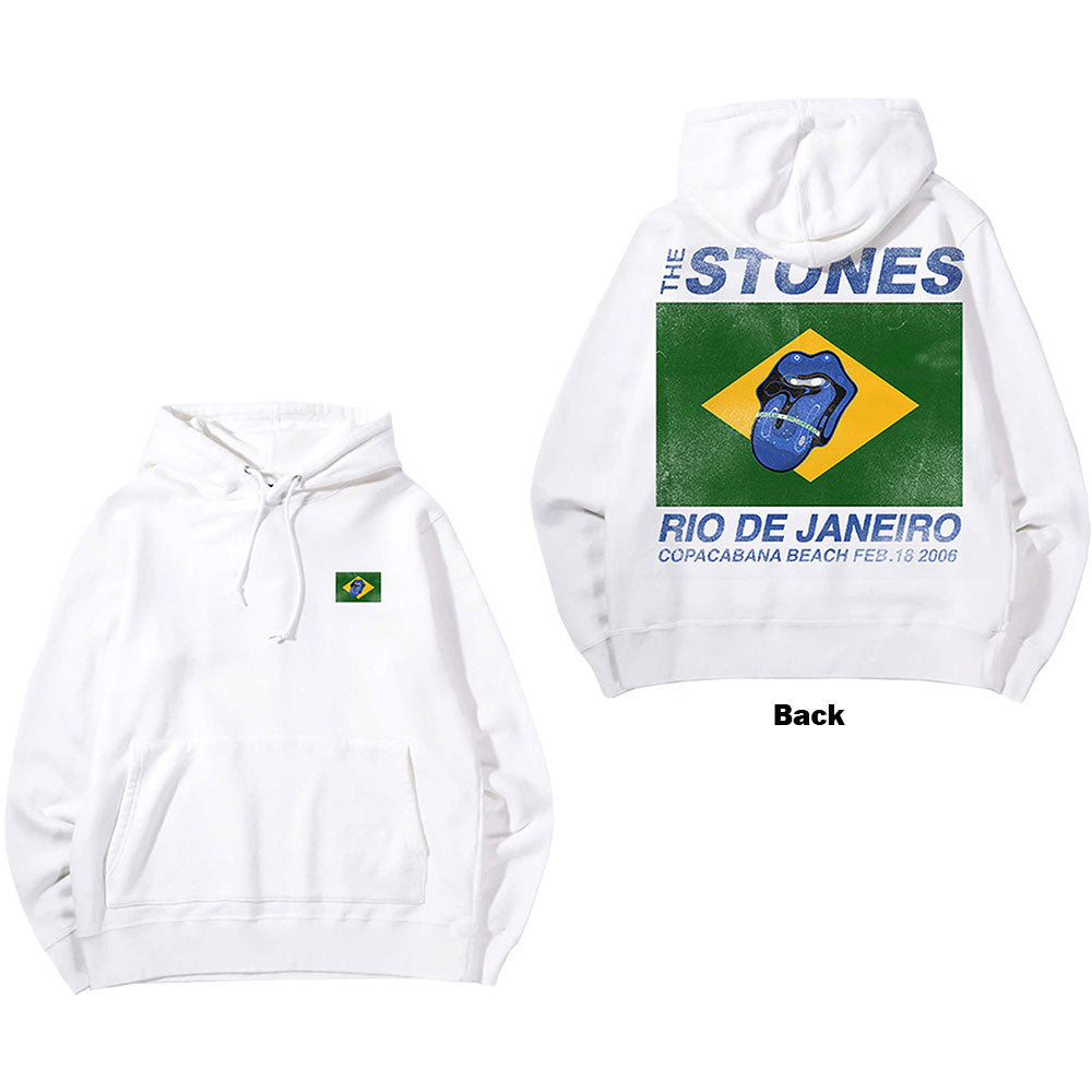 Image of The Rolling Stones Unisex Pullover Hoodie - Copacabana Rock Off