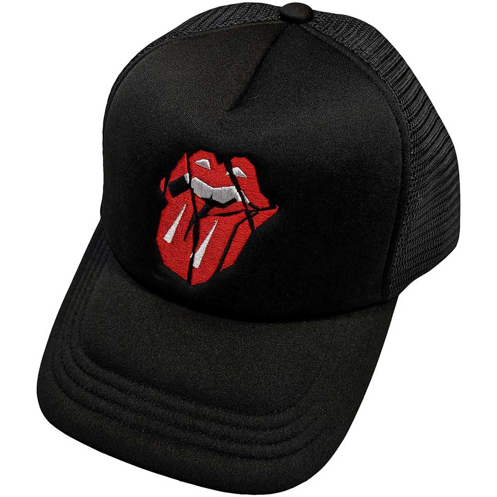Image of The Rolling Stones Mesh Back Cap -  Hackney Diamonds Shards Rock Off