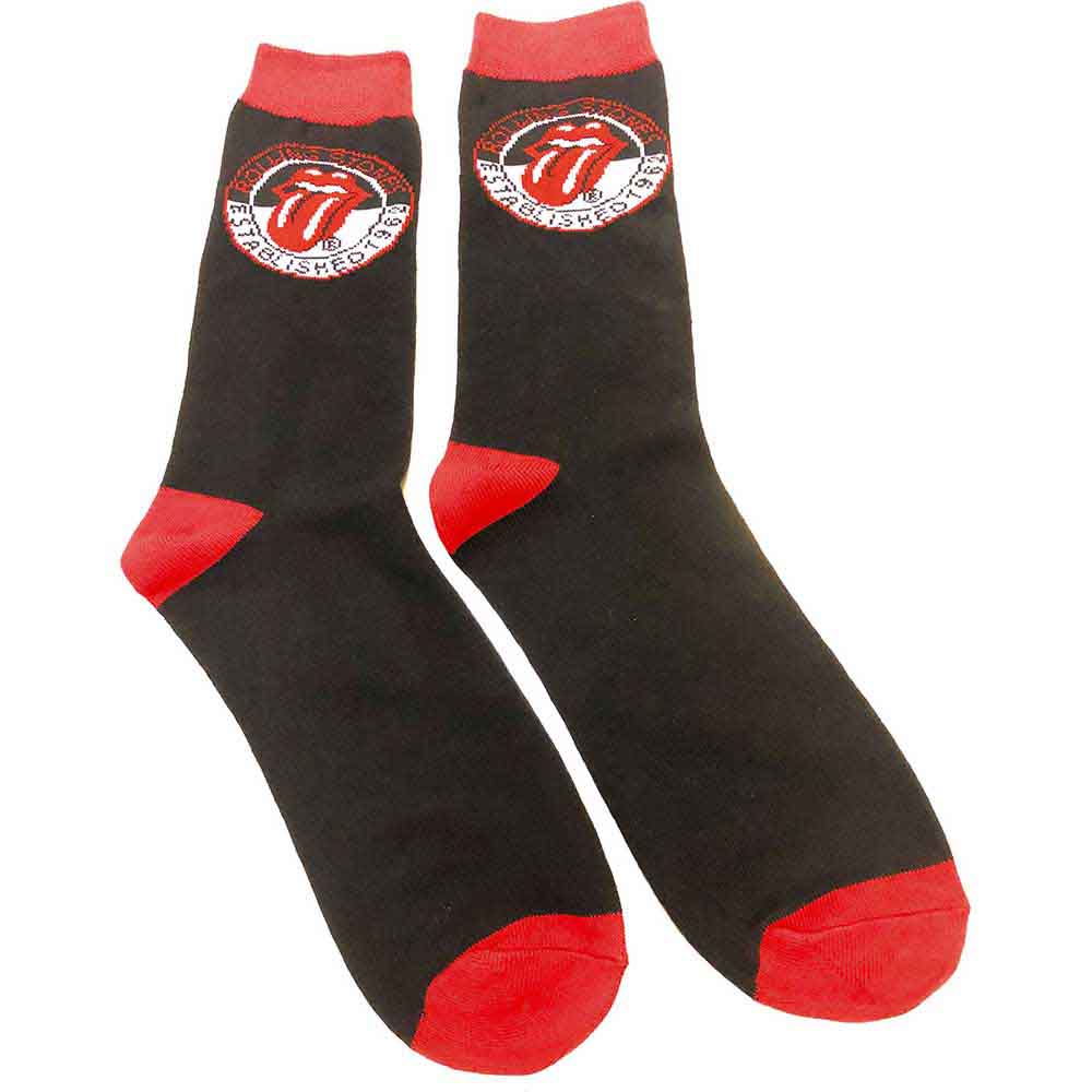 Image of The Rolling Stones Unisex Ankle Socks: Established Rock Off