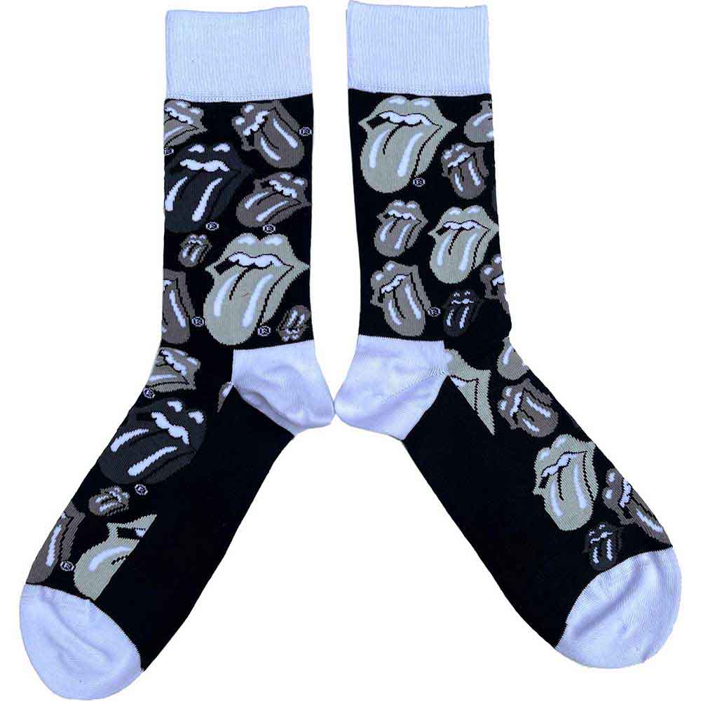 Image of The Rolling Stones Unisex Ankle Socks: Classic Tongues Rock Off