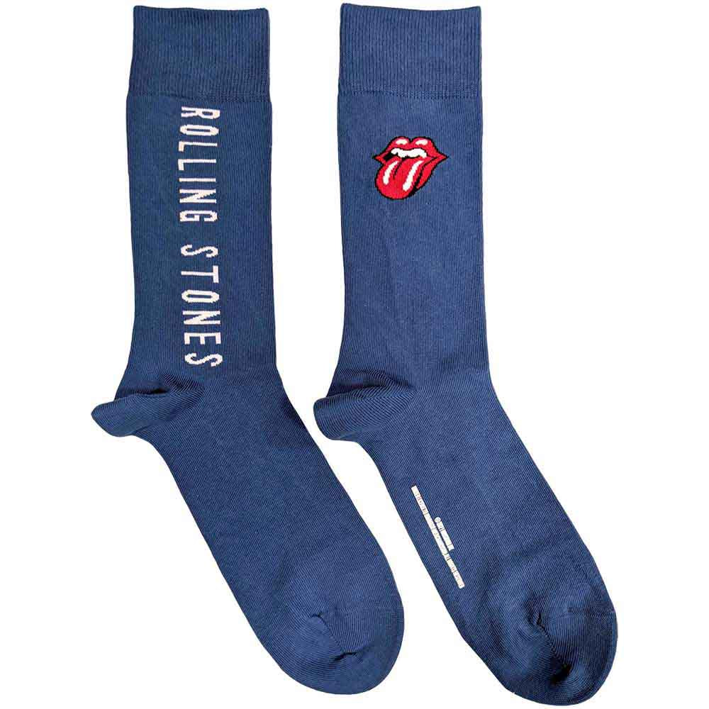 Image of The Rolling Stones Unisex Ankle Socks: Vertical Tongue Rock Off