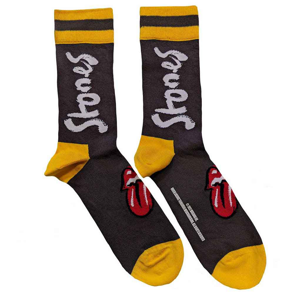 Image of The Rolling Stones Unisex Ankle Socks: No Filter Rock Off