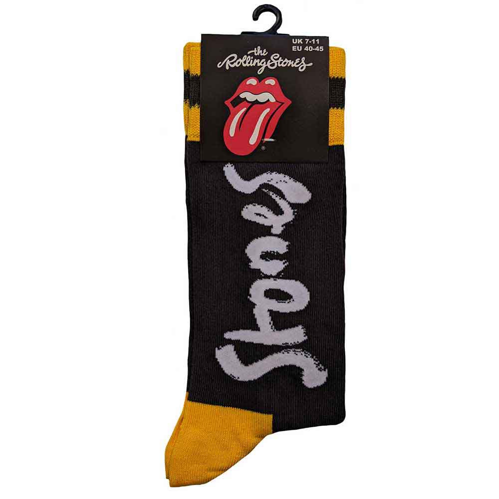 Image of The Rolling Stones Unisex Ankle Socks: No Filter Rock Off