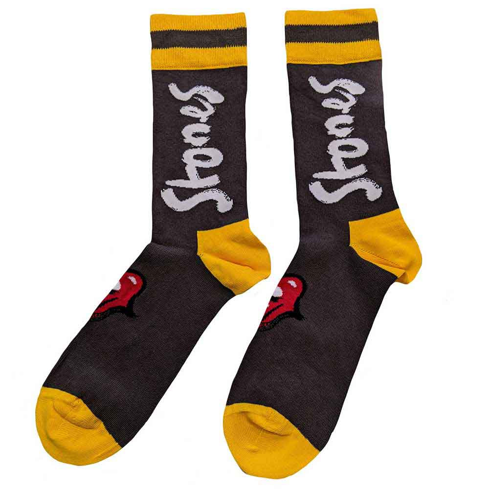 Image of The Rolling Stones Unisex Ankle Socks: No Filter Rock Off