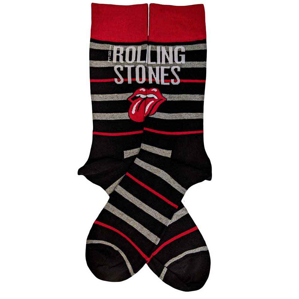 The Rolling Stones Unisex Ankle Socks: Logo & Tongue