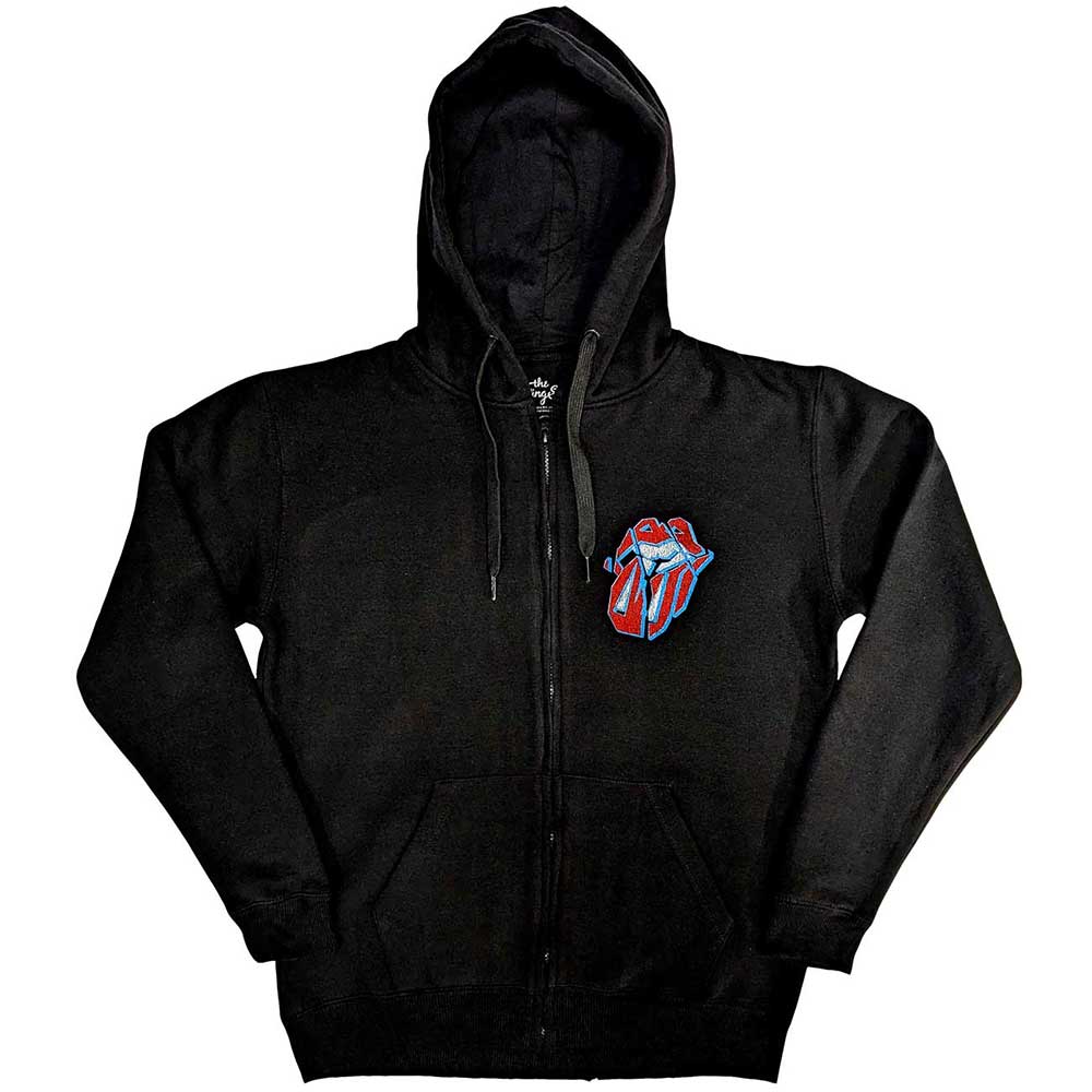 Image of The Rolling Stones Zipped Hoodie - Hackney Diamonds Stars Rock Off