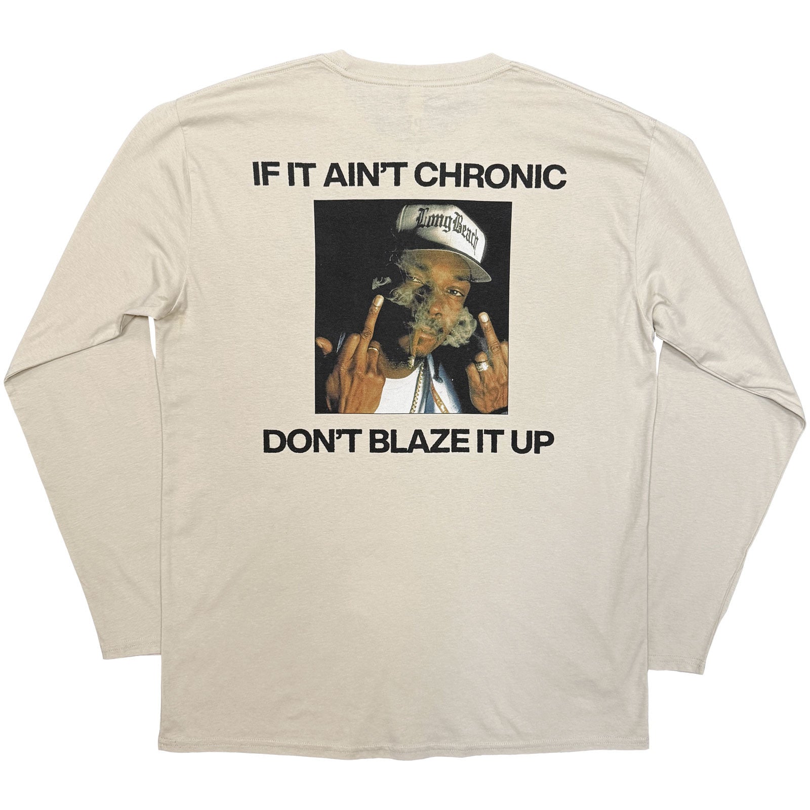 Image of Snoop Dogg Unisex Long Sleeve T-Shirt: Middle Finger
