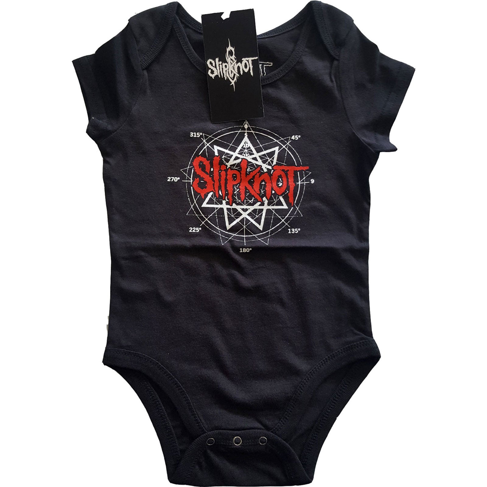 Image of Babygrow Slipknot T-shirt - Star Logo Rock Off
